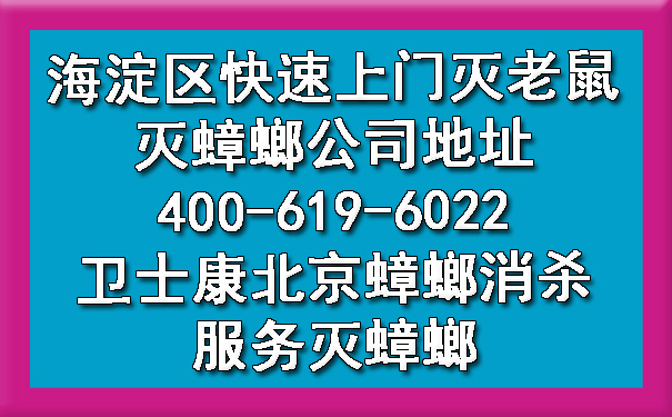 海淀区快速上门灭老鼠灭蟑螂公司地点400-619-6022欧博游戏北京蟑螂消杀效劳灭蟑螂